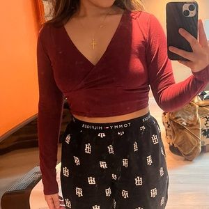 Garage Long Sleeve Wrap Tee